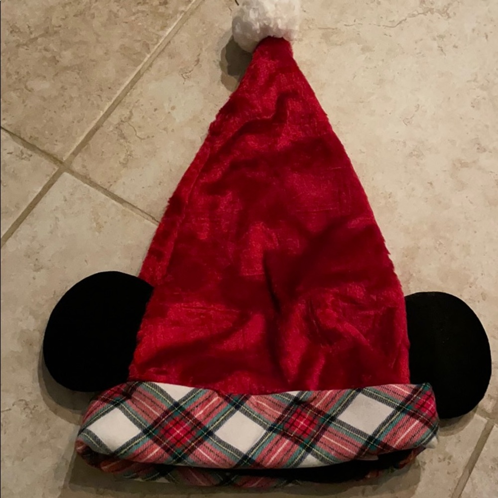 Disney Mickey Santa hat